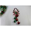 Image 3 : (2) Christmas Bell Wreaths - Ball Wreath - Bell Ornament