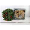 Image 1 : (2) Decorative Wreathes in Box - Wreath w/Acorns
