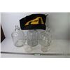 Image 1 : DeWalt Tool Bag - (4) Glass Jugs - Glass Milk Bottle