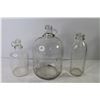 Image 4 : DeWalt Tool Bag - (4) Glass Jugs - Glass Milk Bottle