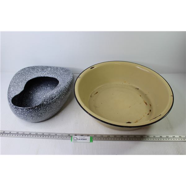 Porcelain Wash Basin - Porcelain Bed Pan