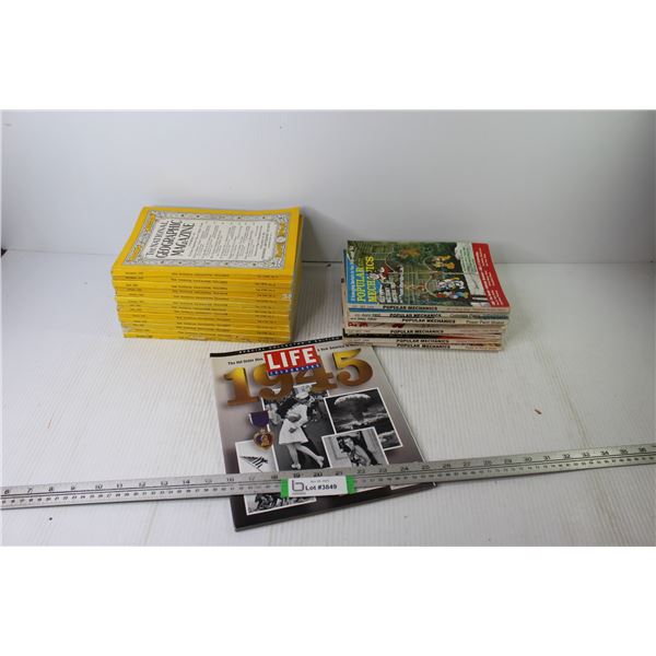 National Geographic Magazines - Popular Mechanics - Life Magazine