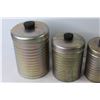 Image 3 : Vintage 4 Piece Metal Cannister Set