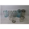 Image 4 : (7) Glass Sealer Jars - Crown - Perfect - Gem - Corona - Nabob