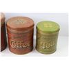 Image 2 : Vintage 4 Piece Metal Cannister Set