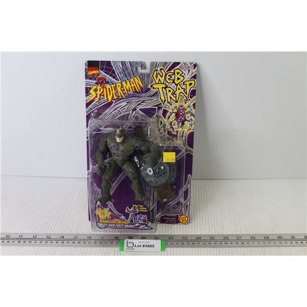 Marvel Comics - Spiderman Web Trap Raging Rino (NIB)