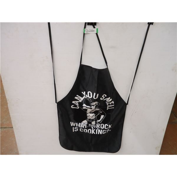 Dwayne "The Rock" Johnson Apron- "Can You Smell What The Rock is Cooking!!"