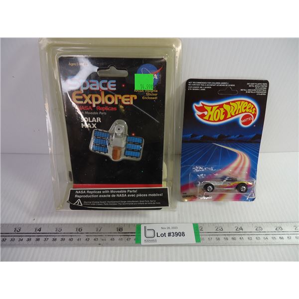 NASA Die Cast Space Explorer and Hot Wheels Corvette Stingray (New)