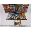Image 1 : Led Zeppelin CD,(3) Deadpool Magazines, Done to Death Book,(3) Comics