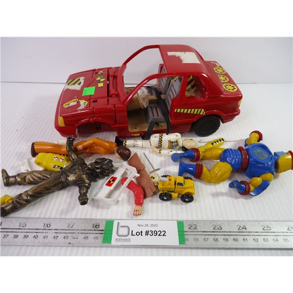 Incredible Crash Test Dummies Car, Figure, Accessories and other figurines