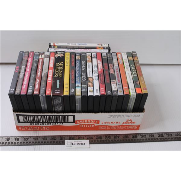 Lot of 25 DVDS - Assorted - Outlander, Zodiac, Max, Contagion, Misc.