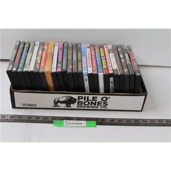 Lot of 25 DVDS - Assorted - Jurassic Park 3, Outbreak, The Gentlemen, Misc.