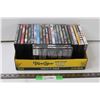 Image 1 : Lot of 25 DVDS - Assorted - DVD Laser Lens Cleaner, Pirates of the Caribbean, Aplit, Escobar, Hotel 