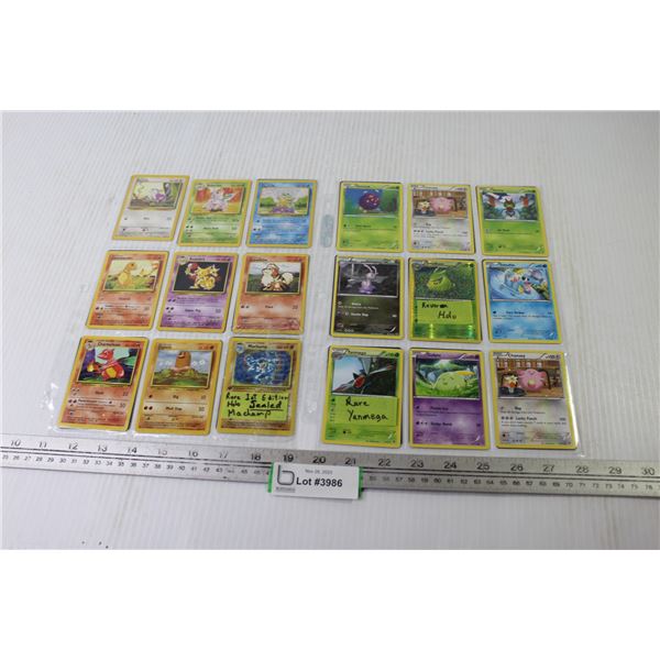 (36) Pokemon Cards - Reverse Holo - Yanmega - 1st Addition Reverse Holo (Sealed)
