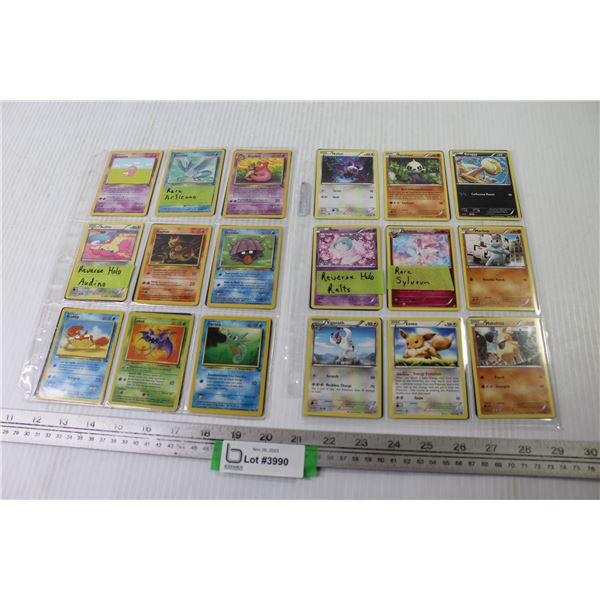 (36) Pokemon Cards - Sylveon - Reverse Holo - Articuno - Audino