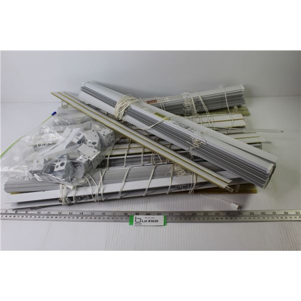 (5) Sets of Blinds w/Hardware (23" x 60")