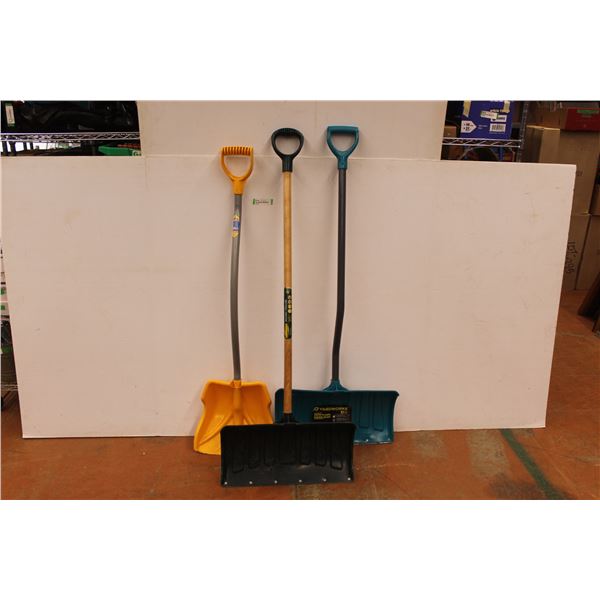 * (3) Snow Shovels