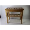 Image 6 : Wooden Bench / Stand (18 1/2"w x 10 1/2"d x 18"t)