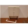 Image 6 : * Bathroom Cabinet (top edge off - chips - damages - 27"w x 37"h x 8 1/4"d)