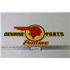 Image 1 : Pontiac - Metal Porcelain Sign (7 1/2" x 18")