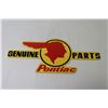 Image 3 : Pontiac - Metal Porcelain Sign (7 1/2" x 18")