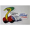 Image 3 : Ford Cobra Jet - Metal Porcelain Sign (12" x 9")
