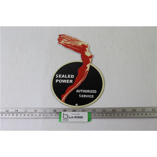 Sealed Power - Metal Porcelain Sign (6" x 10")