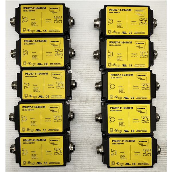 Lot of (10) Turck #PSU67-11-2440/M Modules