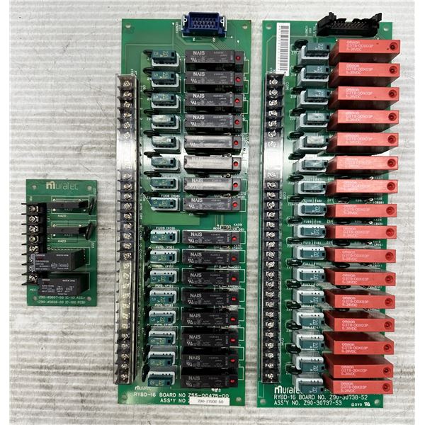 Lot of (3) Muratec Circuit Boards as Pictured