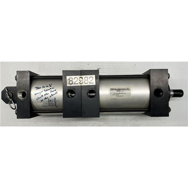 New? TRD Manufacturing #59347 Bore Stroke 4 x3 1/2  4 x1 3/4  250 PSI AIR MAX Bimba Cylinder