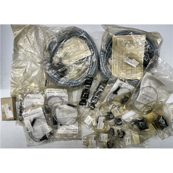 New Factory Sealed Lot of Festo Prox.Sensors, Solenoid Coils, Items Plus More +++