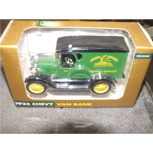 John Deere Die Cast 1923 Chevy Van Bank