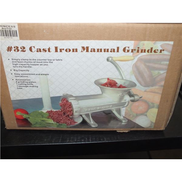 Cast Iron Manual Meat Grinder