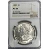 Image 2 : 1889 Morgan Dollar. NGC graded MS64