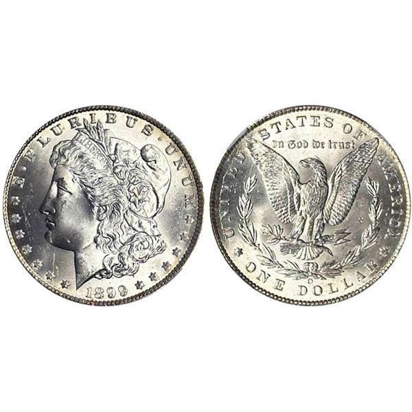 1899-O Morgan Dollar. NGC graded MS64