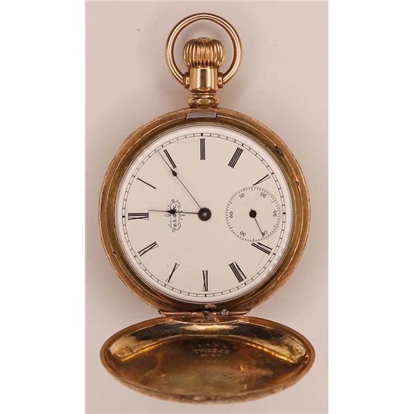 Elgin National Watch Co. vintage pocket watch, 14kt yellow gold