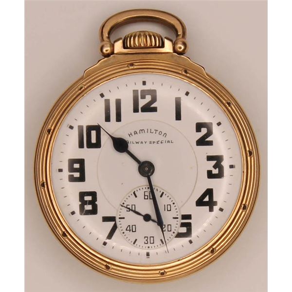 Hamilton Watch Co. vintage pocket watch