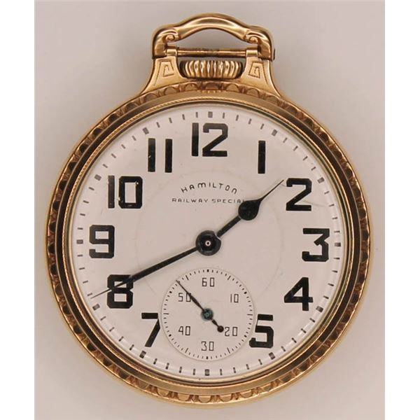 Hamilton Watch Co. vintage pocket watch