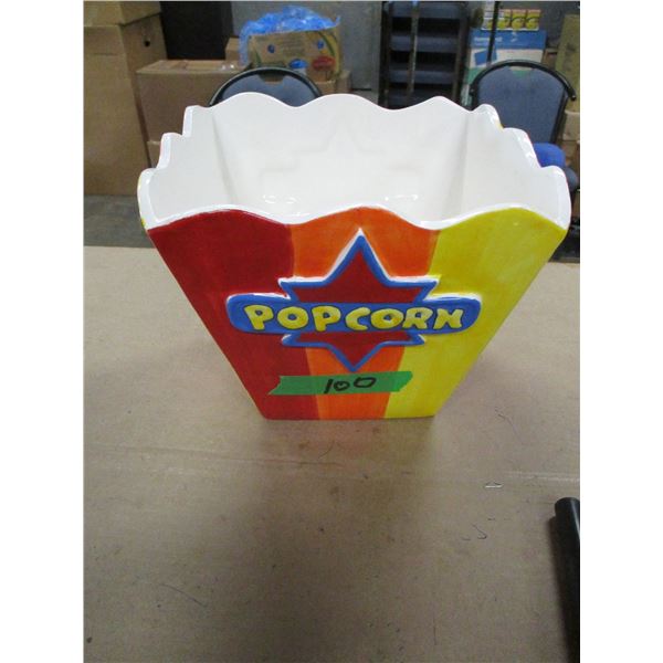 ESTATE:  POPCORN BOWL (CERAMIC)