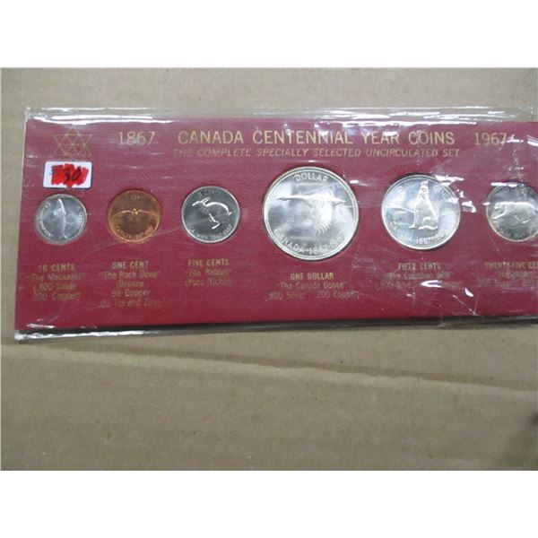 1967 CANADA CENTENNIAL SILVER COIN SET