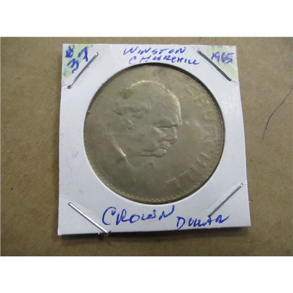 1965 WINSTON CHURCHILL CROWN SIZE DOLLAR