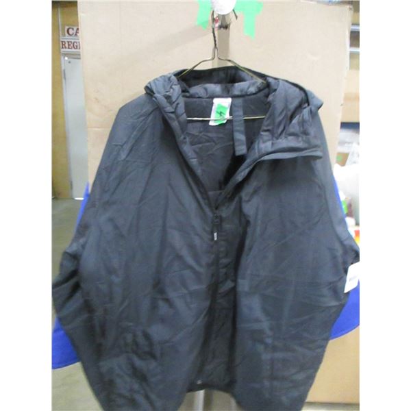 FREIGHT DAMAGE:  MEN'S HOODED LIGHT WINTER JACKET (SIZE XL)