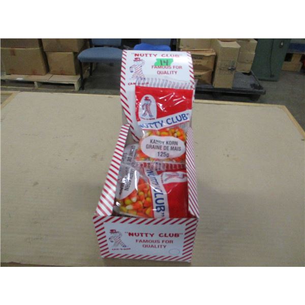 SHELF PULLS (AS IS):  KANDY KORN (12 BAGS X 125G) - PER BOX