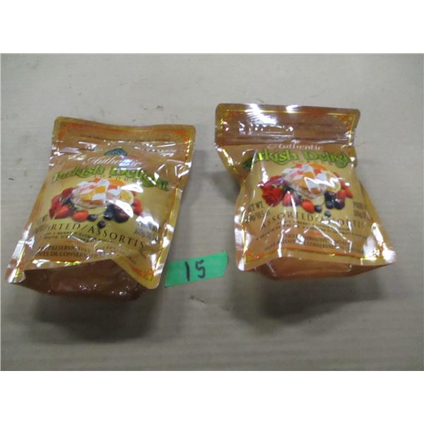 SHELF PULLS (AS IS):  TURKISH DELIGHT LOKOUM (2 X 300G) - PER BUNDLE