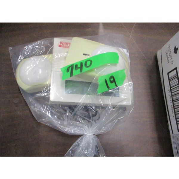 SECURITY SYSTEM C/W 2 DETECTORS