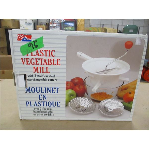 PLASTIC VEGETABLE MILL