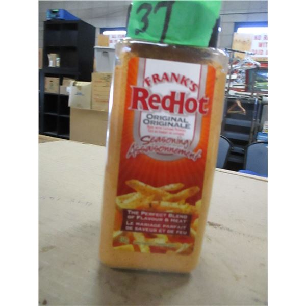 SHELF PULLS (AS IS):  FRANKS RED HOT ORIGINAL SEASONING (434G)
