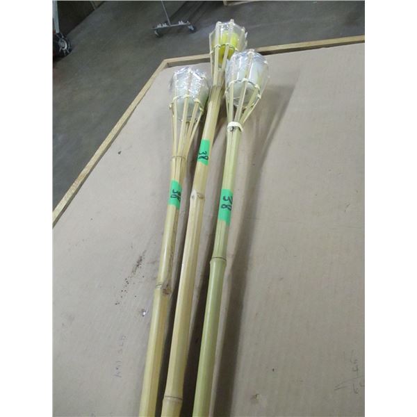 FREIGHT DAMAGE (AS IS):  3 LED BURNING CITRONELLA CANDLES