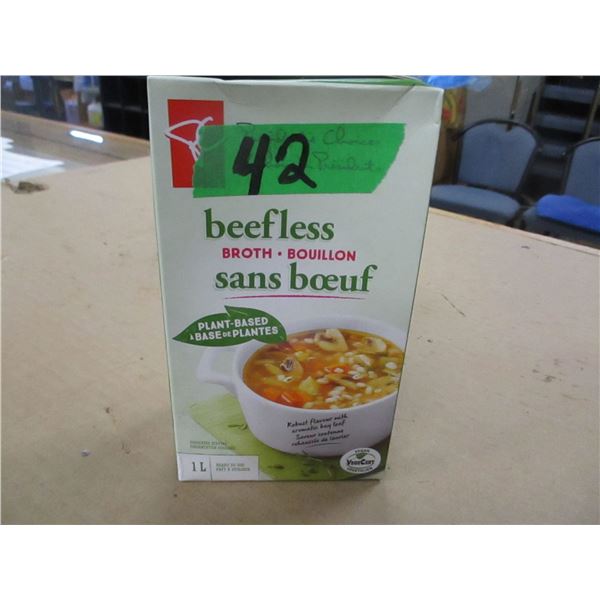 BEEFLESS BROTH (1L) (BEST BEFORE JAN 25/24)