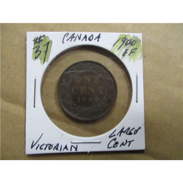 1900 EF CANADA VICTORIAN LARGE CENT